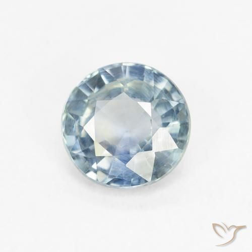 Saphir Bleu pâle naturelle Tour, 0.70 ct, VS
