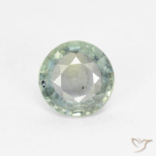 0.59ct Naturel Vert moyen Saphir, Tour, VS
