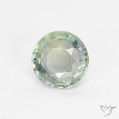 Saphir Vert moyen naturelle Tour, 0.59 ct, VS
