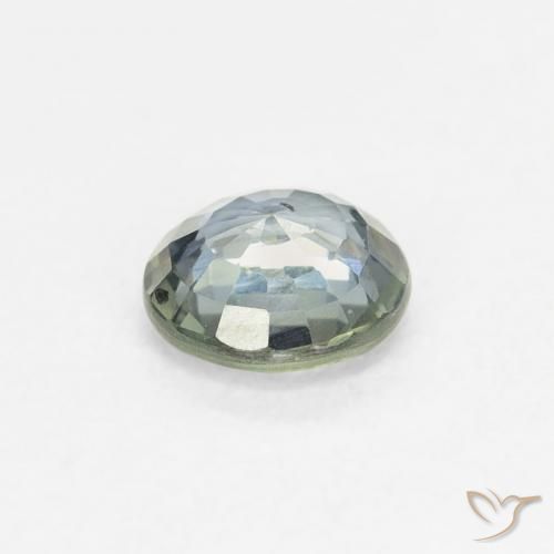 Saphir Vert moyen naturelle Tour, 0.59 ct, VS