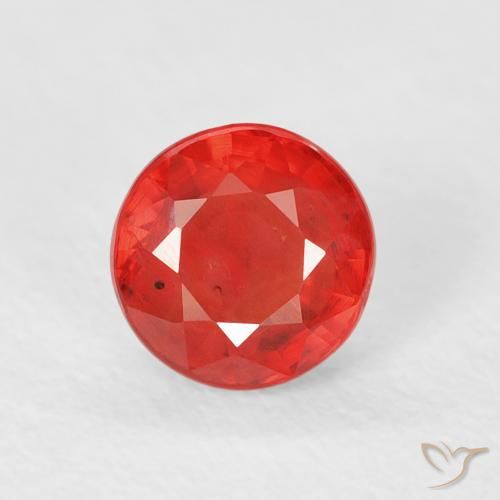 0.82ct Naturel Rouge vif Saphir, Tour, VS