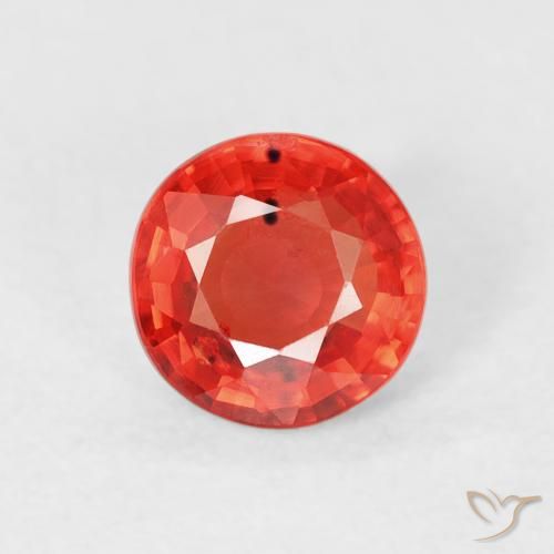 0.76ct Naturel Rouge vif Saphir, Tour, VS