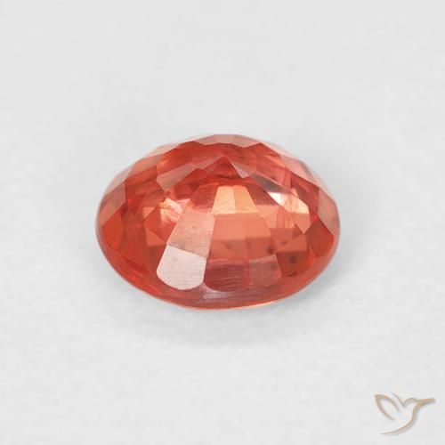Saphir Rouge vif naturelle Tour, 0.78 ct, VS