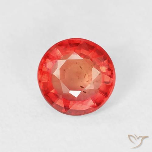 0.61ct Naturel Rouge vif Saphir, Tour, VS