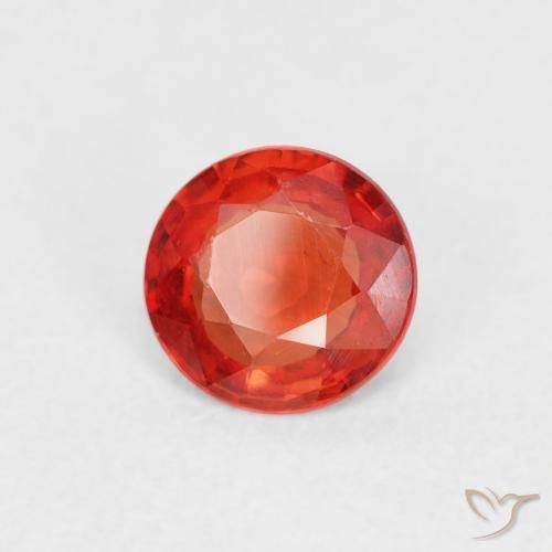 Saphir Rouge vif naturelle Tour, 0.52 ct, VS