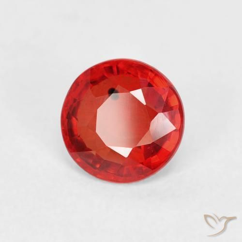 Saphir Rouge vif naturelle Tour, 0.73 ct, VS