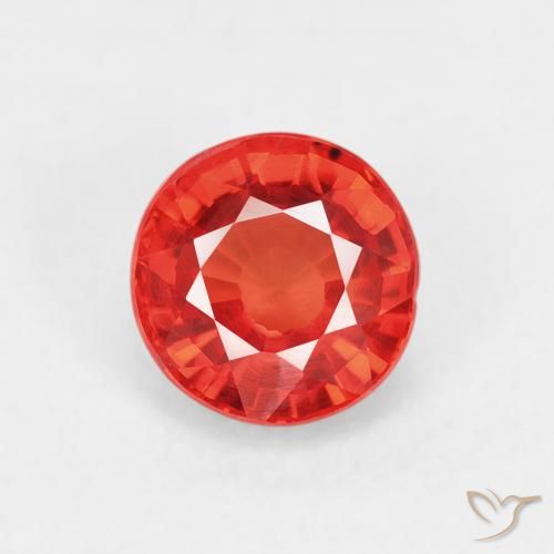 0.95ct Naturel Rouge moyen Saphir, Tour, VS