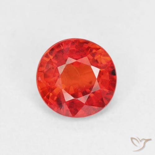 0.78ct Naturel Rouge vif Saphir, Tour, VVS-VS