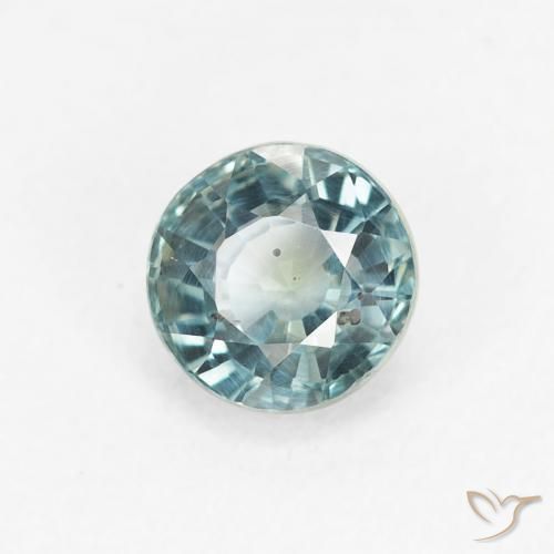 Saphir Bleu très clair naturelle Tour, 0.85 ct, VS