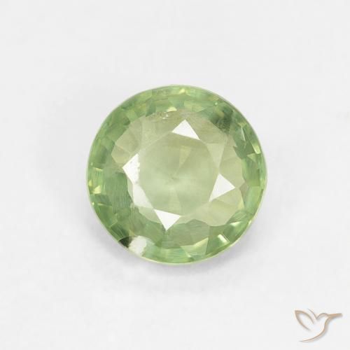 0.89ct Naturel Vert citron Saphir, Tour, VS