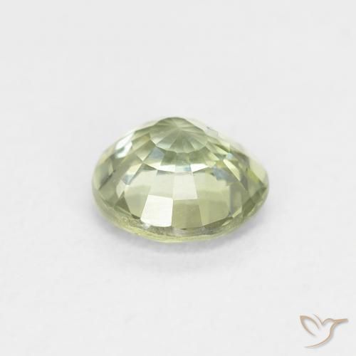 Saphir Vert clair naturelle Tour, 0.86 ct, VS