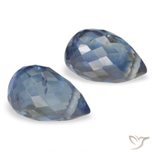 Shop natural 1.08ct Bleu marine Saphir gems, Briolette, from Tanzanie at GemSelect. In stock, global shipping!
