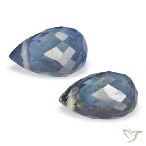 Shop natural 1.08ct Bleu marine Saphir gems, Briolette, from Tanzanie at GemSelect. In stock, global shipping!