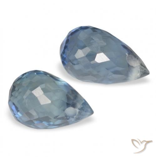 Shop natural 1.51ct Bleu Saphir gems, Briolette, from Tanzanie at GemSelect. In stock, global shipping!