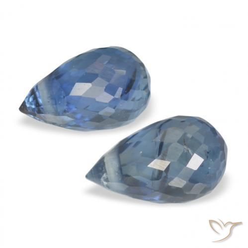 Shop natural 1.51ct Bleu Saphir gems, Briolette, from Tanzanie at GemSelect. In stock, global shipping!
