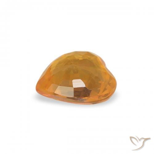 Saphir Or naturelle Cœur, 0.37 ct, VVS