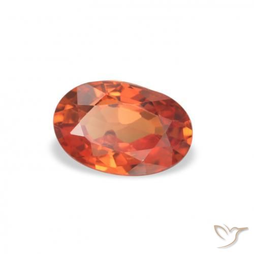 Saphir Rouge intense naturelle ovale, 0.62 ct, VVS-VS