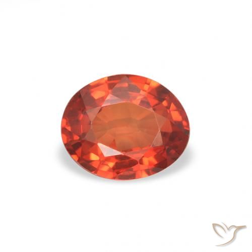 0.41ct Naturel Rouge cramoisi vif Saphir, ovale, VS