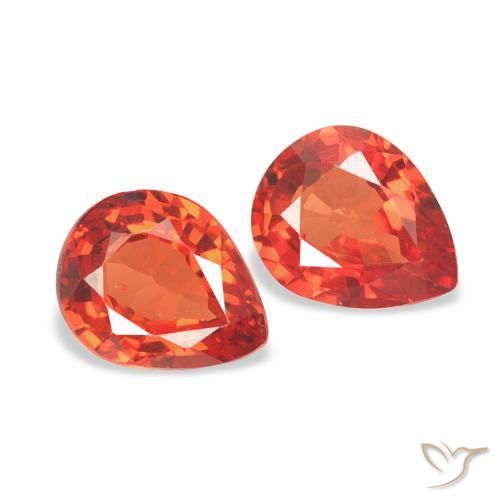 Shop natural 0.67ct Rouge intense Saphir gems, En forme de poire, from Tanzanie at GemSelect. In stock, global shipping!