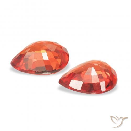 Shop natural 0.67ct Rouge intense Saphir gems, En forme de poire, from Tanzanie at GemSelect. In stock, global shipping!