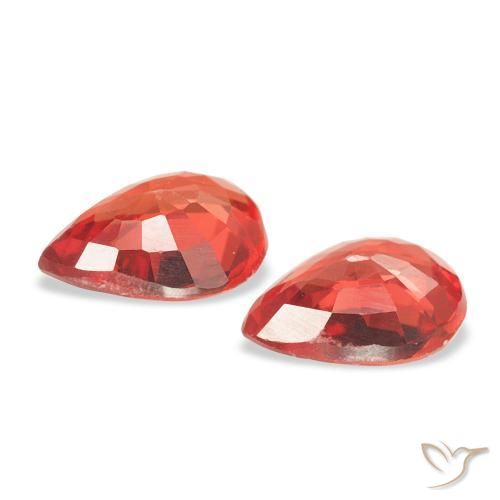 Shop natural 0.81ct Rouge cramoisi vif Saphir gems, En forme de poire, from Tanzanie at GemSelect. In stock, global shipping!