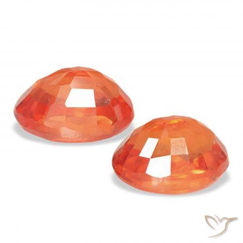 Shop natural 1.60ct Orange moyen Saphir gems, ovale, from Tanzanie at GemSelect. In stock, global shipping!
