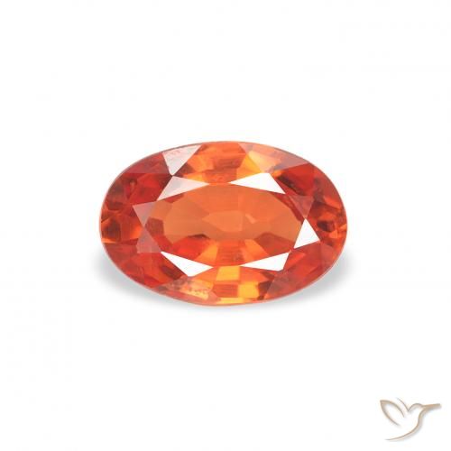 0.61ct Naturel Rouge cramoisi vif Saphir, ovale, VS