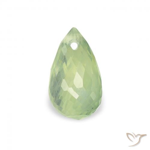 0.88ct Naturel Vert poire Saphir, Briolette, VS