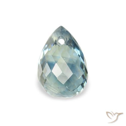 1.17ct Naturel Sarcelle Saphir, Briolette, VS