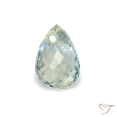 0.78ct Naturel Sarcelle Saphir, Briolette, VS