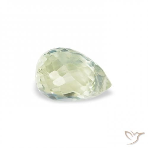 Saphir Sarcelle naturelle Briolette, 0.78 ct, VS