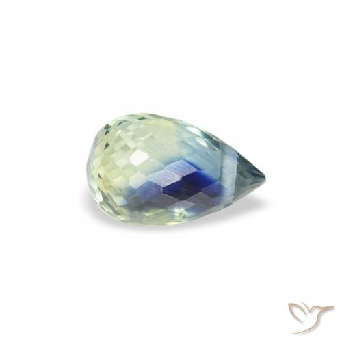 Saphir Multicolore naturelle Briolette, 0.62 ct, VS