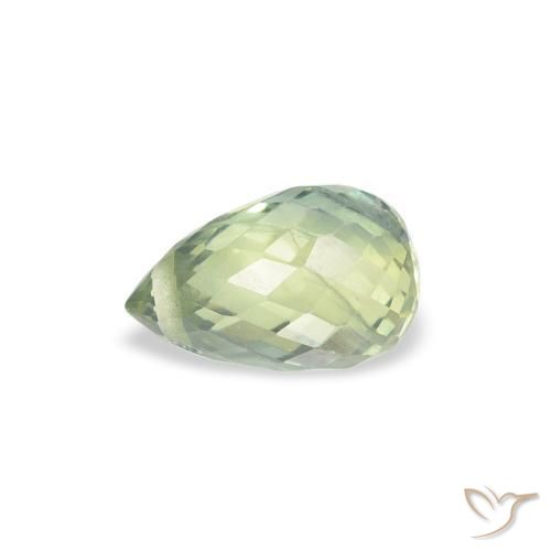 Saphir Sarcelle naturelle Briolette, 0.83 ct, VS