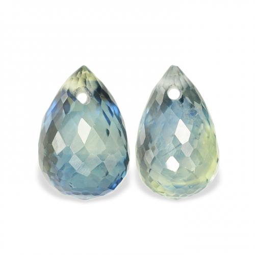 Shop natural 1.48ct Sarcelle Saphir gems, Briolette, from Tanzanie at GemSelect. In stock, global shipping!