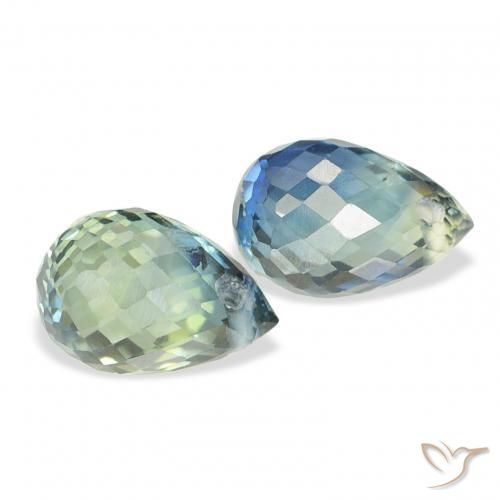 Shop natural 1.49ct Sarcelle Saphir gems, Briolette, from Tanzanie at GemSelect. In stock, global shipping!