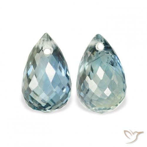 Shop natural 1.42ct Sarcelle Saphir gems, Briolette, from Tanzanie at GemSelect. In stock, global shipping!