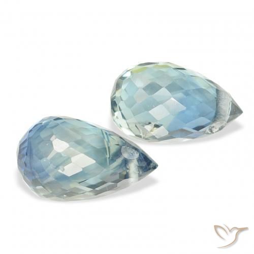Shop natural 1.71ct Sarcelle Saphir gems, Briolette, from Tanzanie at GemSelect. In stock, global shipping!