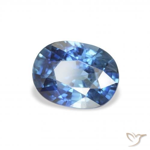 Saphir Bleu clair naturelle ovale, 1.78 ct, VS