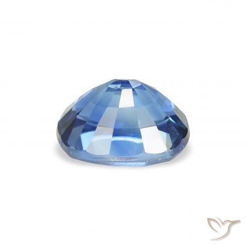 Saphir Bleu foncé moyen naturelle Coussin, 1.58 ct, VS