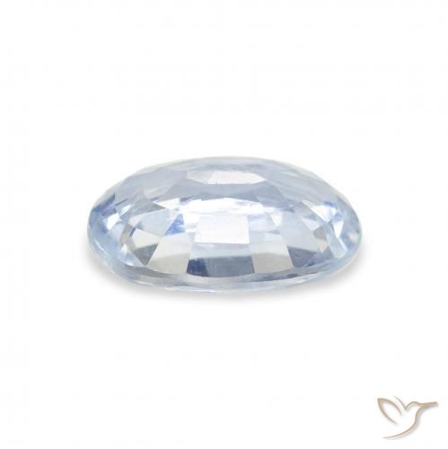 Saphir Bleu clair naturelle ovale, 2.00 ct, VS
