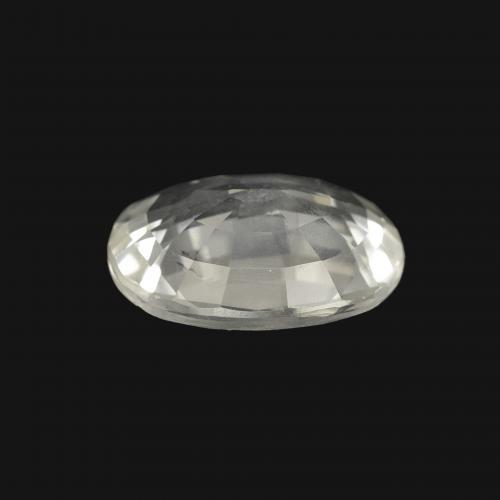 Saphir Blanc naturelle ovale, 2.28 ct, VS