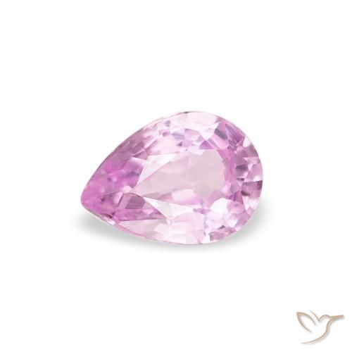 0.24ct Naturel Rose vif Saphir, En forme de poire, VVS-VS