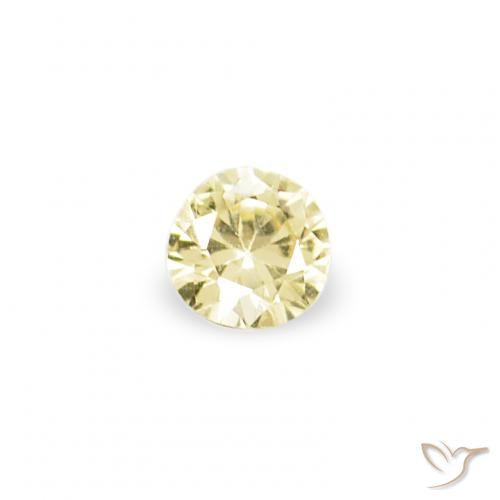 1.54ctw Jaune clair Saphir, Tour, VVS-VS