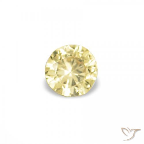 1.54ctw Jaune doré léger Saphir, Tour, VVS-VS