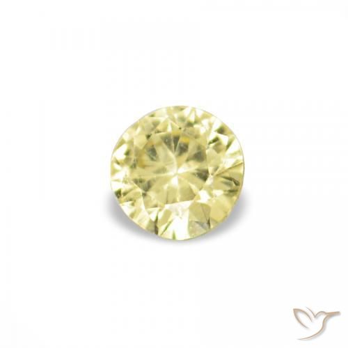 1.52ctw Naturel Jaune clair Saphir, Tour, VVS-VS