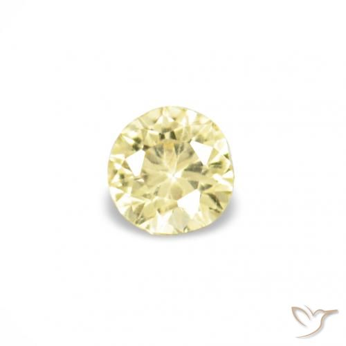 1.54ctw Medium Light-Yellow Saphir, Tour, VVS-VS