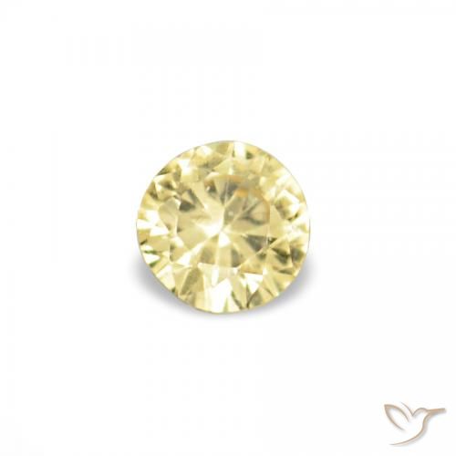 1.54ctw Jaune clair Saphir, Tour, VVS-VS