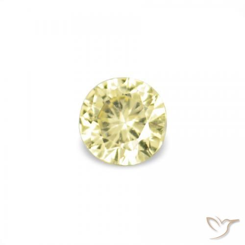 1.55ctw Naturel Jaune clair Saphir, Tour, VVS-VS