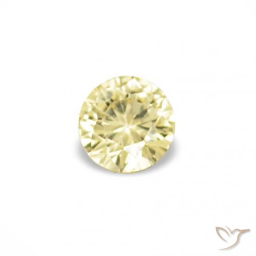 1.53ctw Jaune pâle Saphir, Tour, VVS-VS