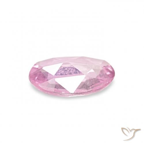 Saphir Violet clair naturelle ovale, 0.40 ct, VVS